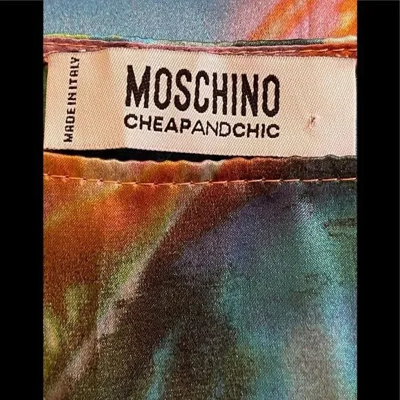 Moschino CheapandChic Floral Watercolor Silk Dress - Picture 4 of 13